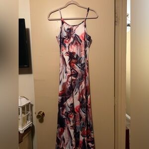 Women’s spaghetti strap maxi dress. Size small.
